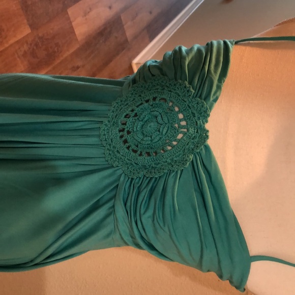 Aqua jersey sundress - Picture 2 of 5